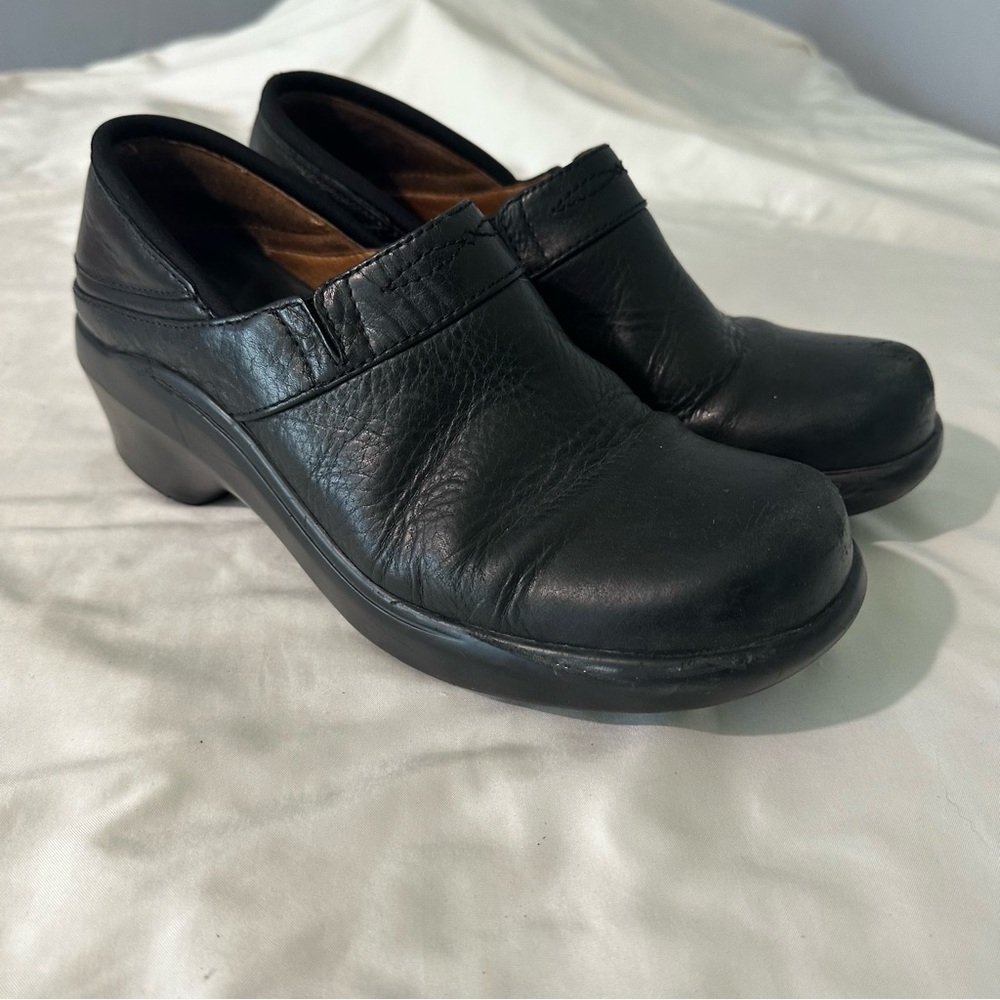 Ariat Women's Santa Cruz Black Slip-On Leather Clogs Shoes 93905, US 8B Western
